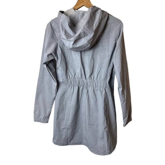 Columbia Gray Hooded Mid Length Lightweight Jacket Women's Size M NWT - Picture 2 of 4